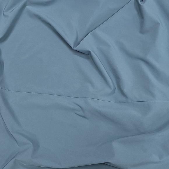 Halara Breezeful Dress Stone Blue Pockets High Low Size Large 12/14 New W Tag - Picture 7 of 10